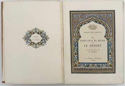 [DINET]. BEN IBRAHIM (S.). EL FIAFI OUA EL...