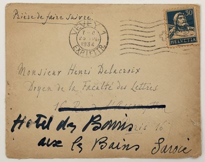 [AUTOGRAPHE]. BERGSON (Henri). LETTRE AUTOGRAPHE...