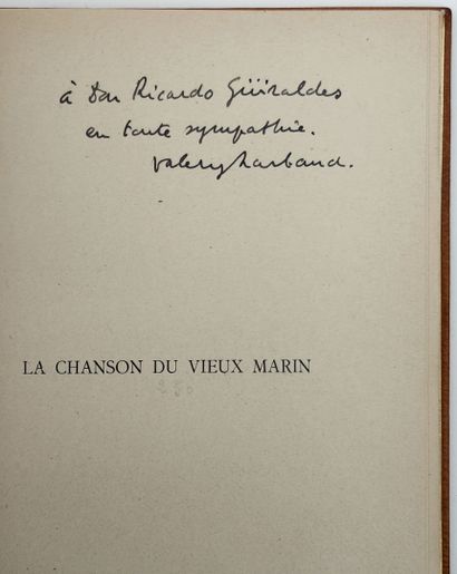 COLERIDGE (Samuel Taylor). LA CHANSON DU...