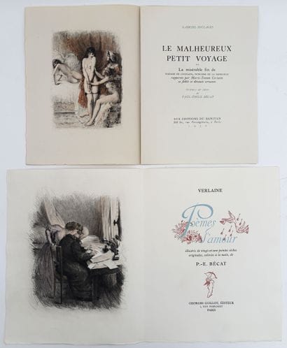 [BÉCAT]. VERLAINE (Paul). POÈMES D'AMOUR....