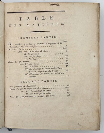 [MILITARIA]. MONGE (Gaspard). DESCRIPTION...