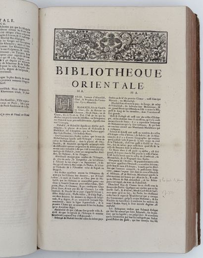 HERBELOT DE MOLAINVILLE (Barthélemy d')....