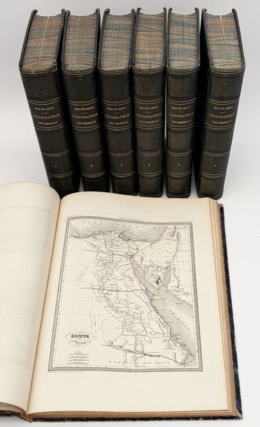 MALTE-BRUN. GÉOGRAPHIE UNIVERSELLE + ATLAS...