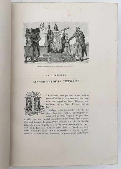 [GÉNÉALOGIE]. GAUTIER (Léon). LA CHEVALERIE....