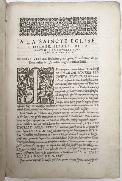 VIGNIER (Nicolas). THÉÂTRE DE L'ANTECHRIST...