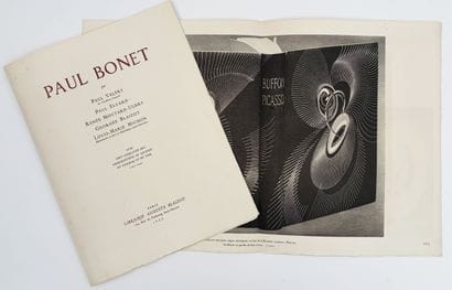 [BONET]. VALÉRY (P.) - ÉLUARD (P.) - MOUTARD-ULDRY...
