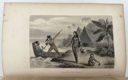 [VOYAGES]. LESSON (R.-P.). VOYAGE AUTOUR...