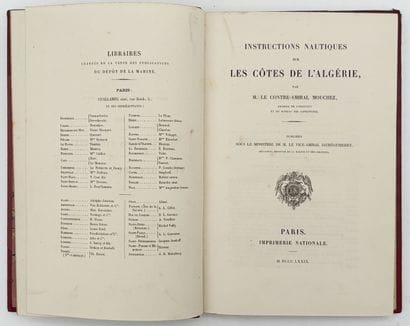 [ALGÉRIE]. [BOUTIN (Vincent-Yves)]. APERÇU...