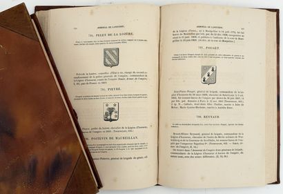 [GÉNÉALOGIE]. LA ROQUE (Louis de). ARMORIAL...