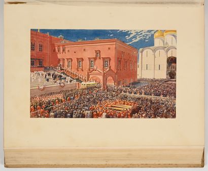 [RUSSIE - COURONNEMENT DE NICOLAS II]. KRIVENKO...