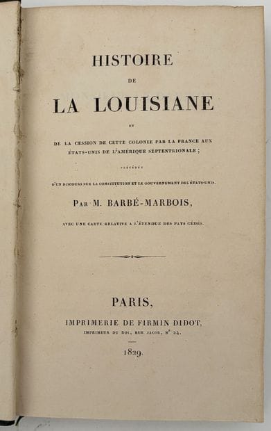 [VOYAGES]. BARBÉ-MARBOIS (François de). HISTOIRE...