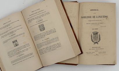 [GÉNÉALOGIE]. LA ROQUE (Louis de). ARMORIAL...