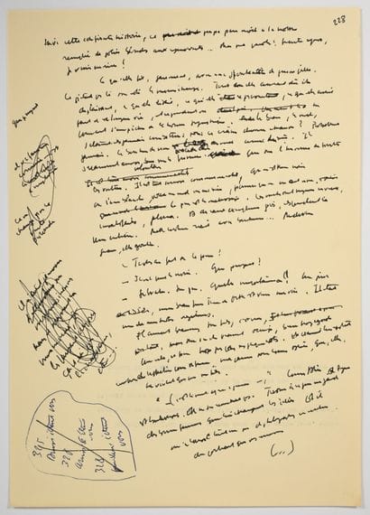 [AUTOGRAPHE]. RASPAIL (Jean). LES YEUX D'IRÈNE....