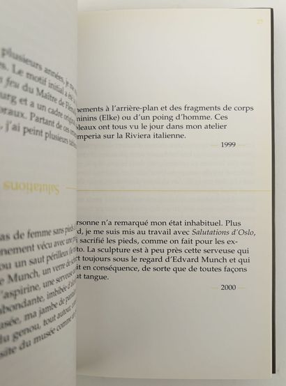 BASELITZ (Georg). CE QUE TU N'ES PAS EST...