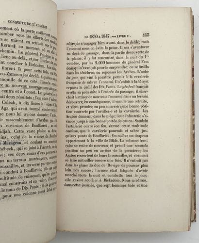 [ALGÉRIE]. MONT ROND (de). HISTOIRE DE LA...