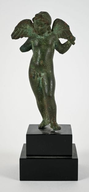 Statuette depicting the youthful god Eros
Bronze...