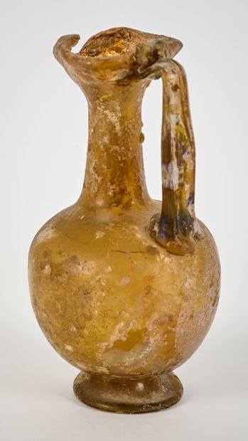 Oenochoe with a globular body and trefoil...