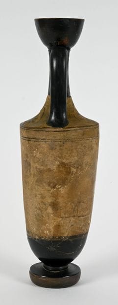 White-ground red-figure lekythos depicting...
