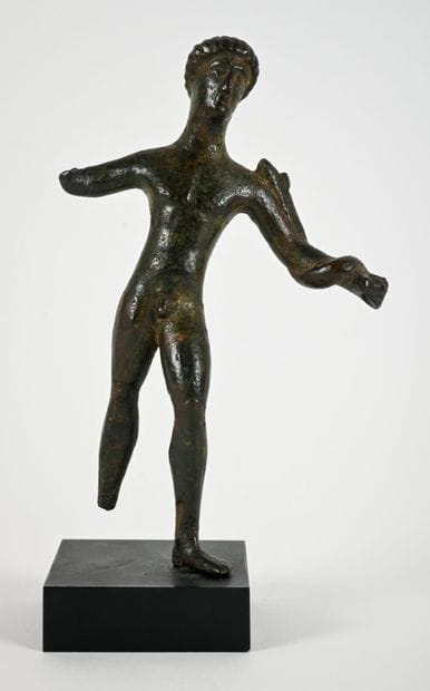 Statuette depicting the god Heracles, nude...