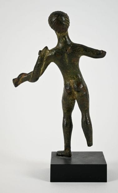 Statuette depicting the god Heracles, nude...