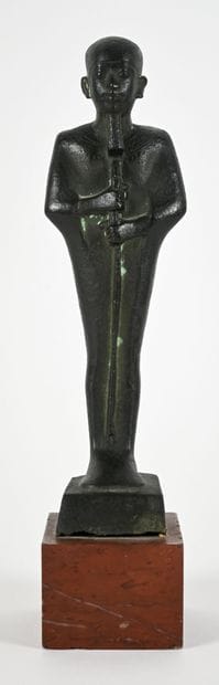 Statuette depicting the god Ptah in mummy...