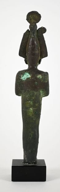 Statuette depicting the god Osiris in mummy...