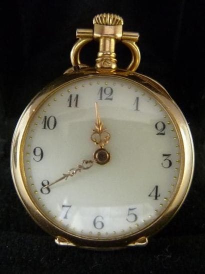 Montre de gousset or.
Poids Brut : 16,1 g...