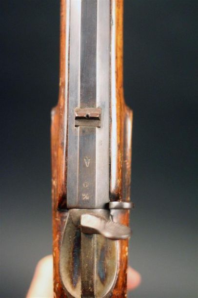 Grand pistolet de tir mono coup calibre 6mm....