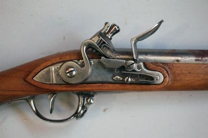 Fusil à silex de petite proportion ancien...