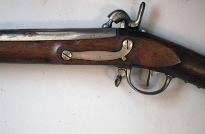 Fusil réglementaire à percussion Français...