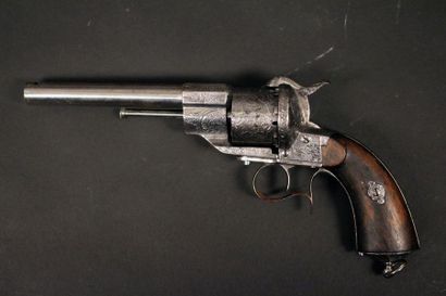 Revolver Lefaucheux 1858 calibre 12mm à broche,...