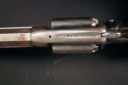 Extraordinaire fusil de chasse à barillet...