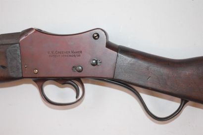 Fusil mono coup Greener MKIII dit police...