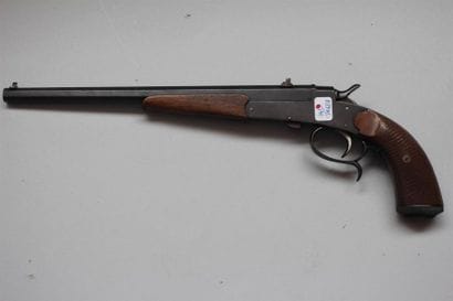 Grand pistolet de tir ou de salon à canon...