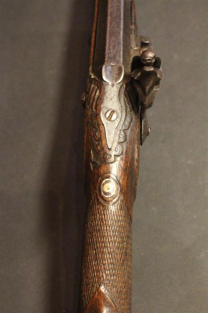 Petit fusil à silex de dame ou d'enfant monté...