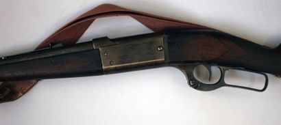 Rare carabine Savage à levier de sous garde...