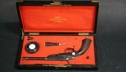 Très beau pistolet de tir système Flobert...