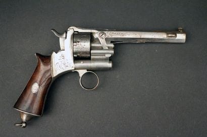 Rare revolver système Lepage-Moutier modèle...