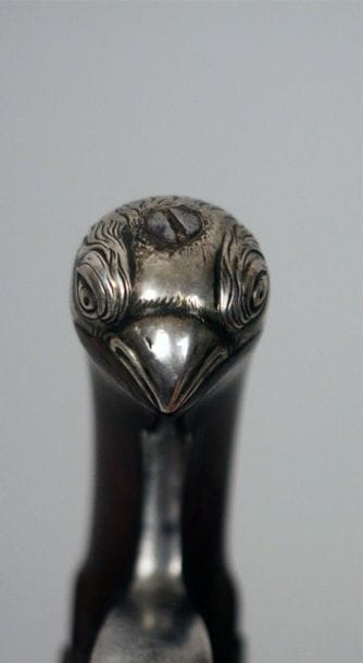 Petit pistolet de voyage mi-XVIIIe à balle...