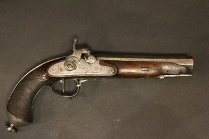 Fort pistolet de voyage espagnol, corps de...