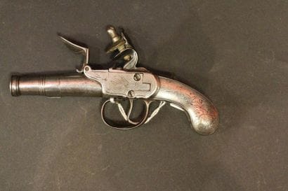Pistolet de poche à coffre tout fer, fabrication...