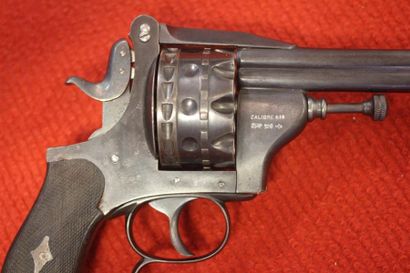 Extraordinaire et rare revolver Belge HDH...