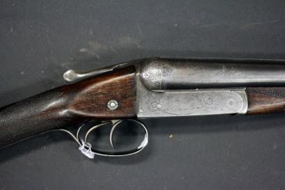Fusil juxtaposé calibre 12/70 numéro de série...