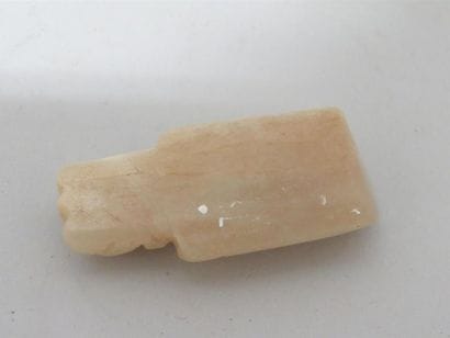 Sujet en néphrite blanche représentant une...
