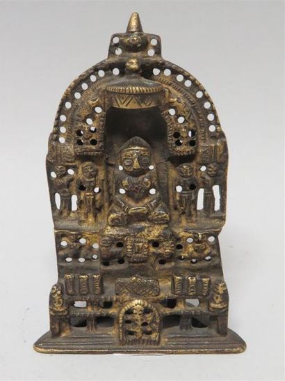 Sujet en bronze représentant Tirthankara.
XVIII-XIXe
H...