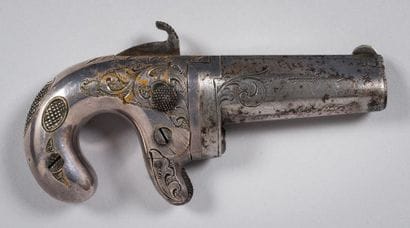 Pistolet de poche de défense monocoup à canon...