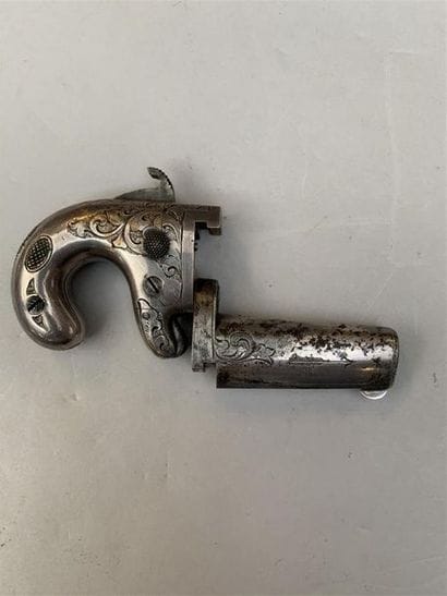 Pistolet de poche de défense monocoup à canon...