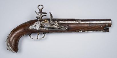 Joli pistolet de demi-arçon espagnol monté...