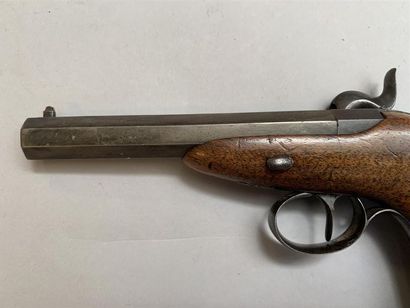 Pistolet à percussion à système Delvigne...
