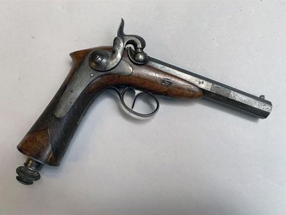 Pistolet à percussion à système Delvigne...